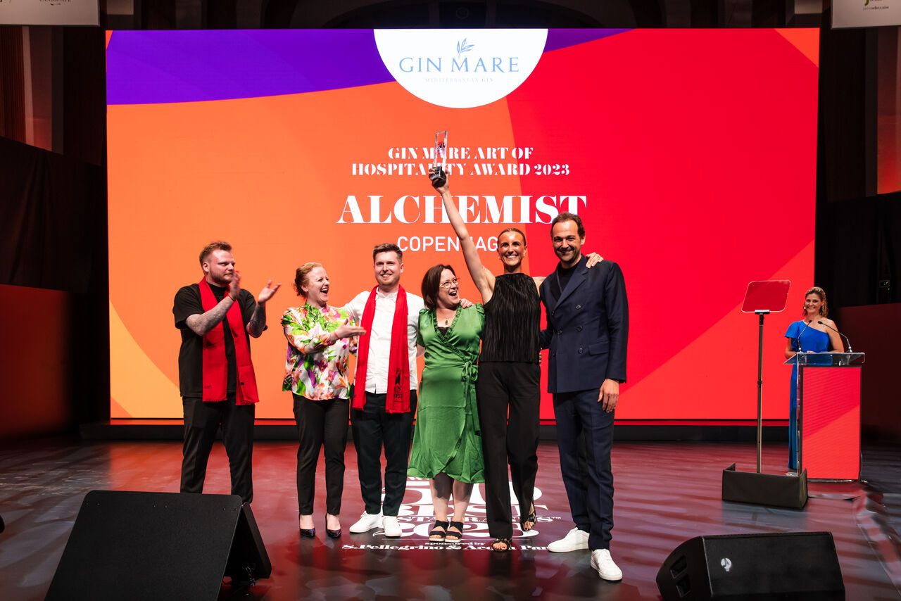 Gin Mare décerne l'Art of Hospitality Award à L'Alchemist lors des World’s 50 Best Restaurant Awards