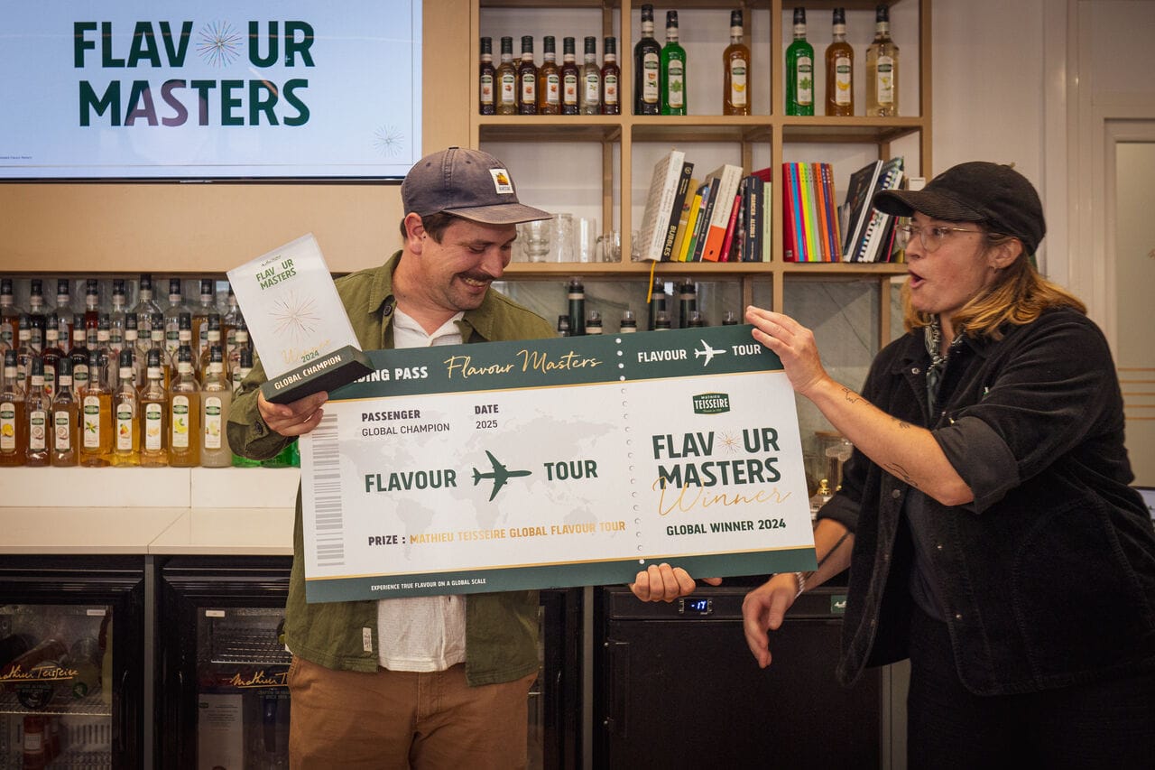 Mathieu Teisseire désigne le grand gagnant de sa première compétition internationale Flavour Masters